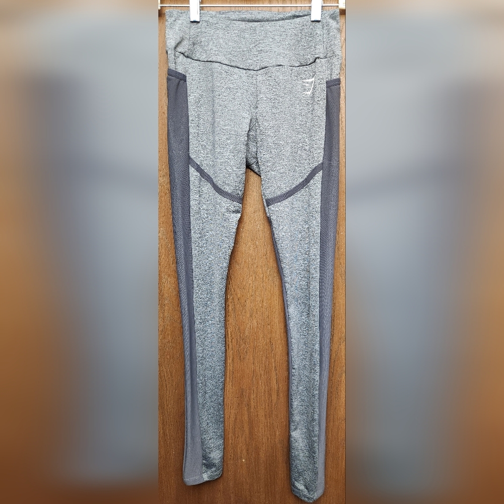 Gymshark Gray Leggings W/ Mesh